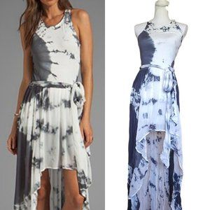 Young Fabulous & Broke Monochrome Tie-Dye High Low Dress